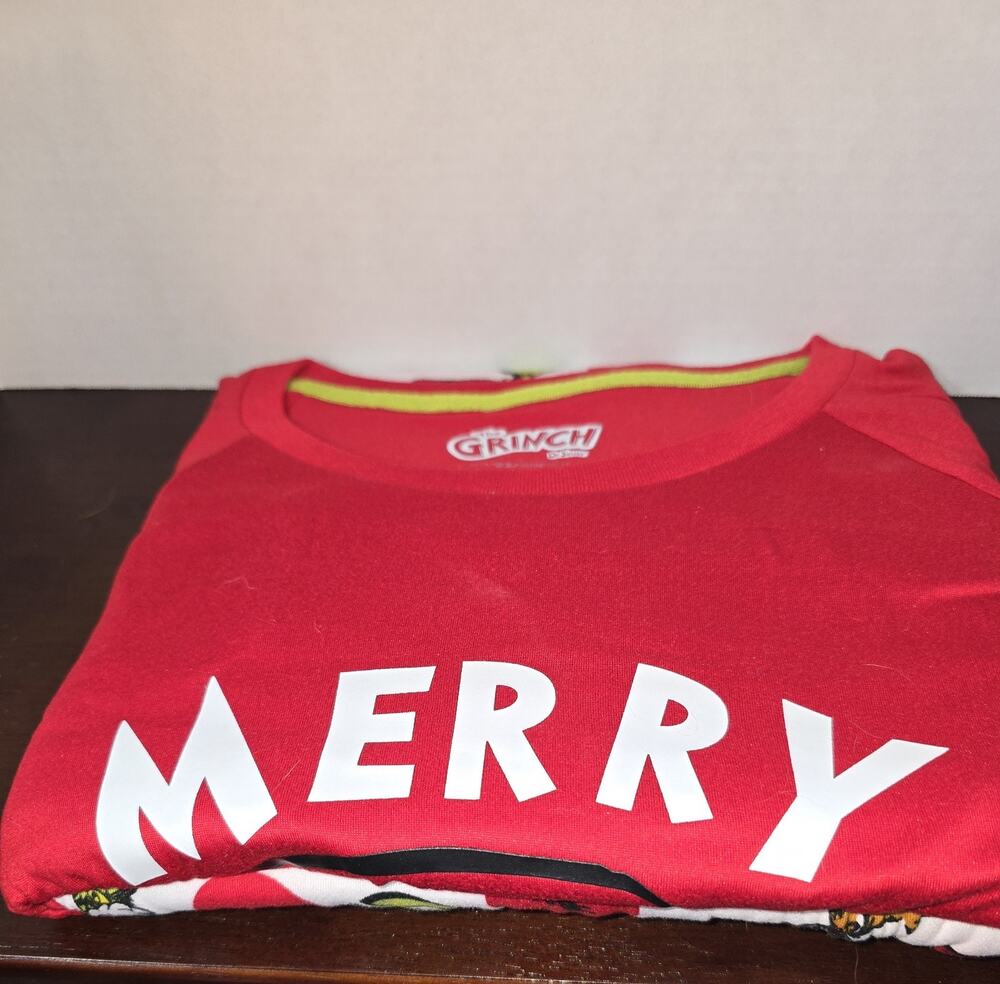 Mens Grinch Pajama Set 2xl